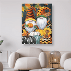 Zwerge im Herbst mit Kürbisen - 5D DIY Diamond Painting